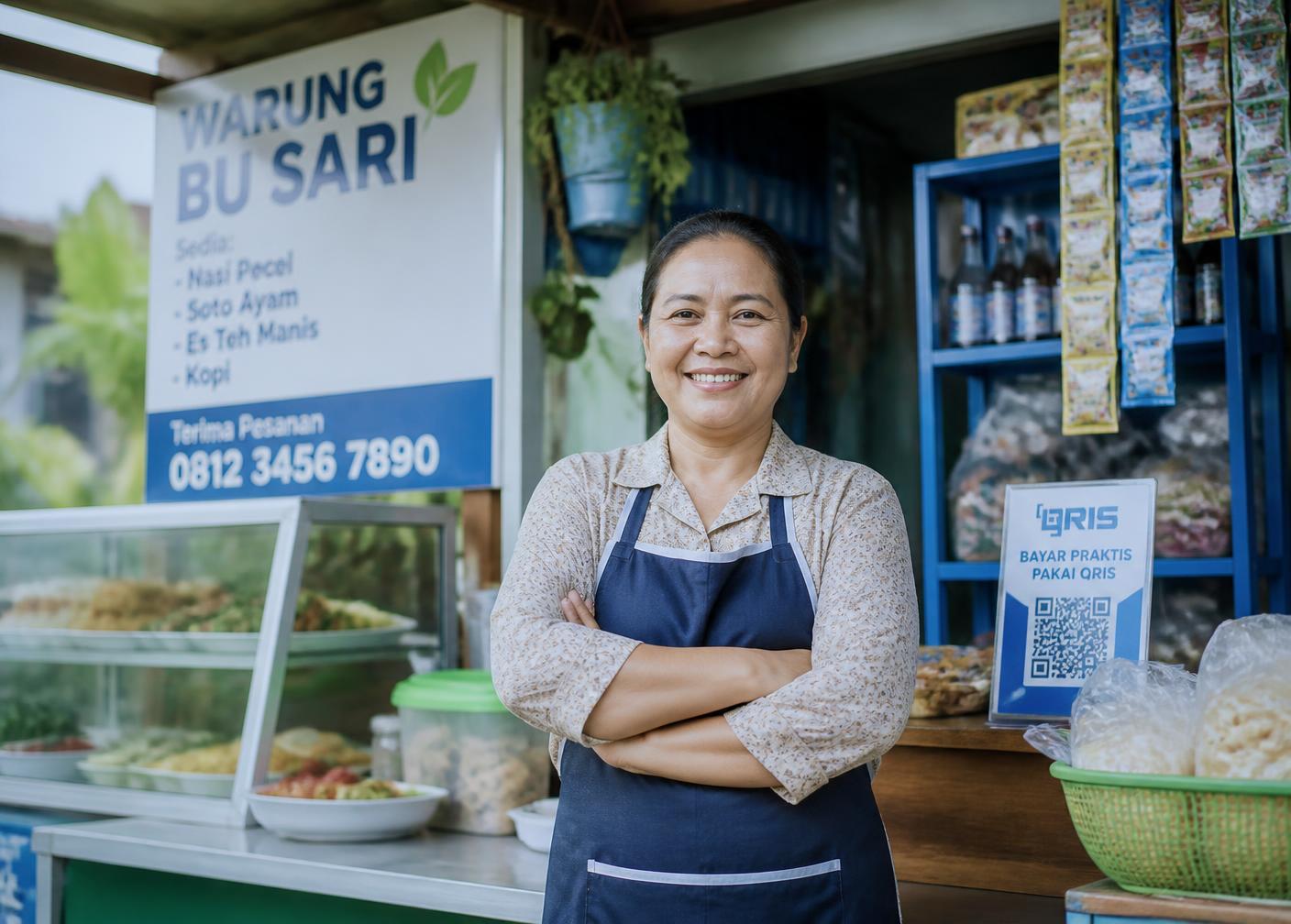 Pemilik UMKM kuliner Indonesia yang mendapat pendanaan KUR